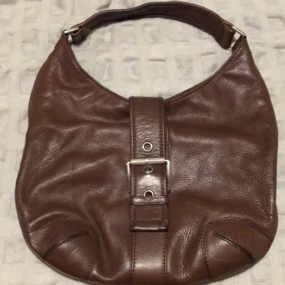 Brown Leather Hobo Bag - Picture 1 of 5